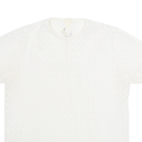 ACKERMANN Womens Top Cream Nylon S
