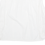 Womens Shirt White Button Neck Long Sleeve Viscose M