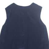 Womens Top Blue Sleeveless L