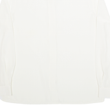 GLASER Womens Shirt Cream Collared Long Sleeve Floral M