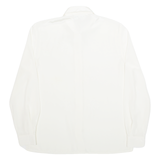 GLASER Womens Shirt Cream Collared Long Sleeve Floral M