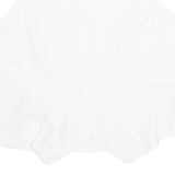 LA COTONNIERE Womens Top White V-Neck Sleeveless L