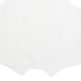 LA COTONNIERE Womens Top White V-Neck Sleeveless L
