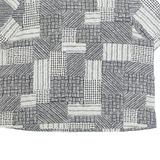 KATHY IKE Womens Printed Top Black Geometric L