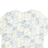 KATHY IKE Womens Printed Top Beige Floral L