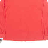 DONNELLY Womens Blouse Red Long Sleeve UK 10