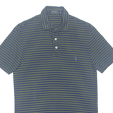 POLO RALPH LAUREN Mens Polo Shirt Green Striped M