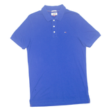 TOMMY HILFIGER Hilfiger Denim Mens Polo Shirt Blue M