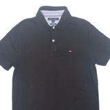 TOMMY HILFIGER Slim Fit Mens Polo Shirt Black M