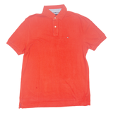 TOMMY HILFIGER Custom Fit Mens Polo Shirt Red L