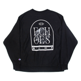 CHAMPION REVERSE WEAVE Mens Sweatshirt Black XL