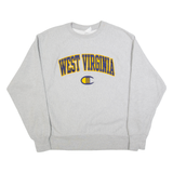 CHAMPION REVERSE WEAVE West Virginia Mens Sweatshirt Grey USA L