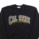 CHAMPION Cal State Mens Sweatshirt Black USA S