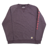 CARHARTT Womens Sweatshirt Purple M