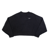 NIKE Womens Sweatshirt Black L