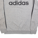 ADIDAS Mens Sweatshirt Grey S