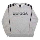 ADIDAS Mens Sweatshirt Grey S