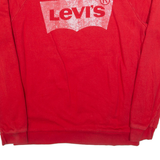 LEVI'S Mens Sweatshirt Red XS