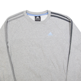 ADIDAS Mens Sweatshirt Grey S