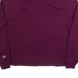 CHAMPION Womens Sweatshirt Purple L