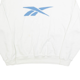 REEBOK Womens Sweatshirt White M