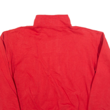 CHAMPION Hanover College Mens Sweatshirt Red 1/4 Zip USA L