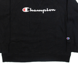 CHAMPION Womens Sweatshirt Black XL