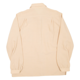 HUCKE Womens Shirt Brown Collared Long Sleeve M