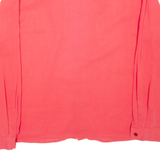 Womens Shirt Pink Collared Long Sleeve L