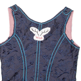 Wild Womens Cropped Corset Blue M