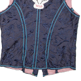 Wild Womens Cropped Corset Blue M