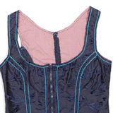 Wild Womens Cropped Corset Blue M