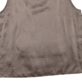 Womens Cropped Vest Brown L