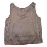 Womens Cropped Vest Brown L