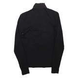 LAUREN RALPH LAUREN Womens Blouse Black High Neck Long Sleeve Viscose XS