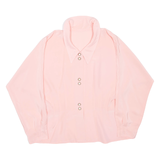 Womens Blouse Pink Collared Long Sleeve L