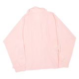 Womens Blouse Pink Collared Long Sleeve L