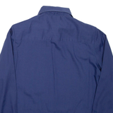 MARIO ROSELLA Womens Shirt Blue Collared Long Sleeve L