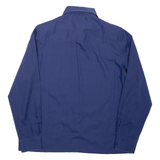 MARIO ROSELLA Womens Shirt Blue Collared Long Sleeve L