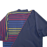 Womens Printed Top Black Long Sleeve Striped XL