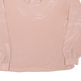 SPENGLER Womens Blouse Pink Long Sleeve L