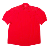 Womens Blouse Red High Neck L