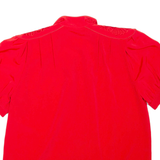 Womens Blouse Red High Neck L