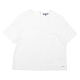 TOMMY HILFIGER Womens Top White M