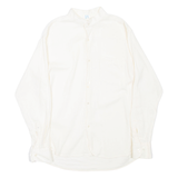 Womens Shirt Cream High Neck Long Sleeve L