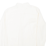 Womens Shirt Cream High Neck Long Sleeve L