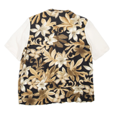 ALFRED DUNNER Womens Printed Blouse Brown Viscose Floral M