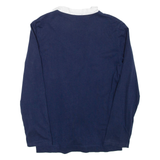 US POLO ASSN Womens Blouse Blue Collared Long Sleeve M