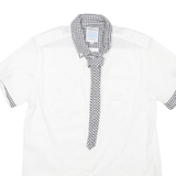 SAMURAI Womens Shirt White Collared XL