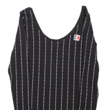 KARL KANI Womens Printed Bodysuit Black Long Sleeve M